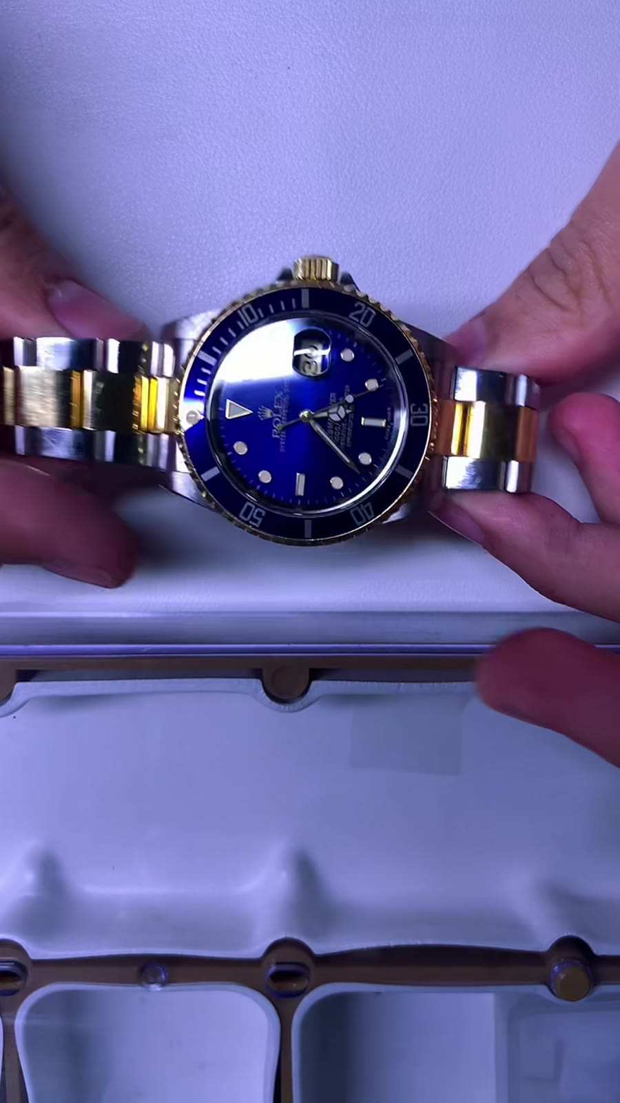 Two-tone Rolex Submariner before service